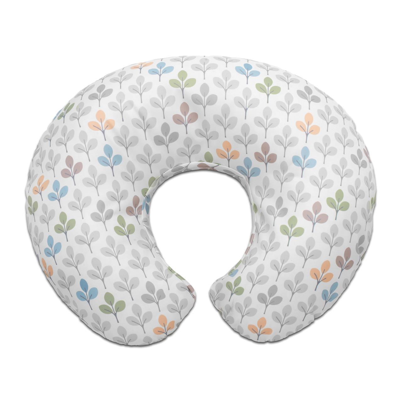 Chicco Boppy Cotton Slip Cover Silverleaf