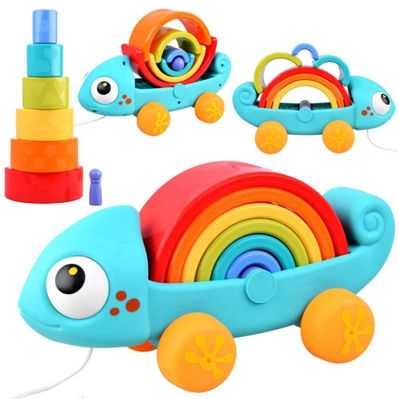 Hola Rainbow Chameleon Toy