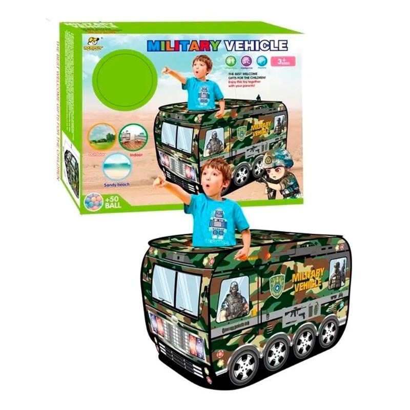 Babysit Military Car Tent - 50 Balls
