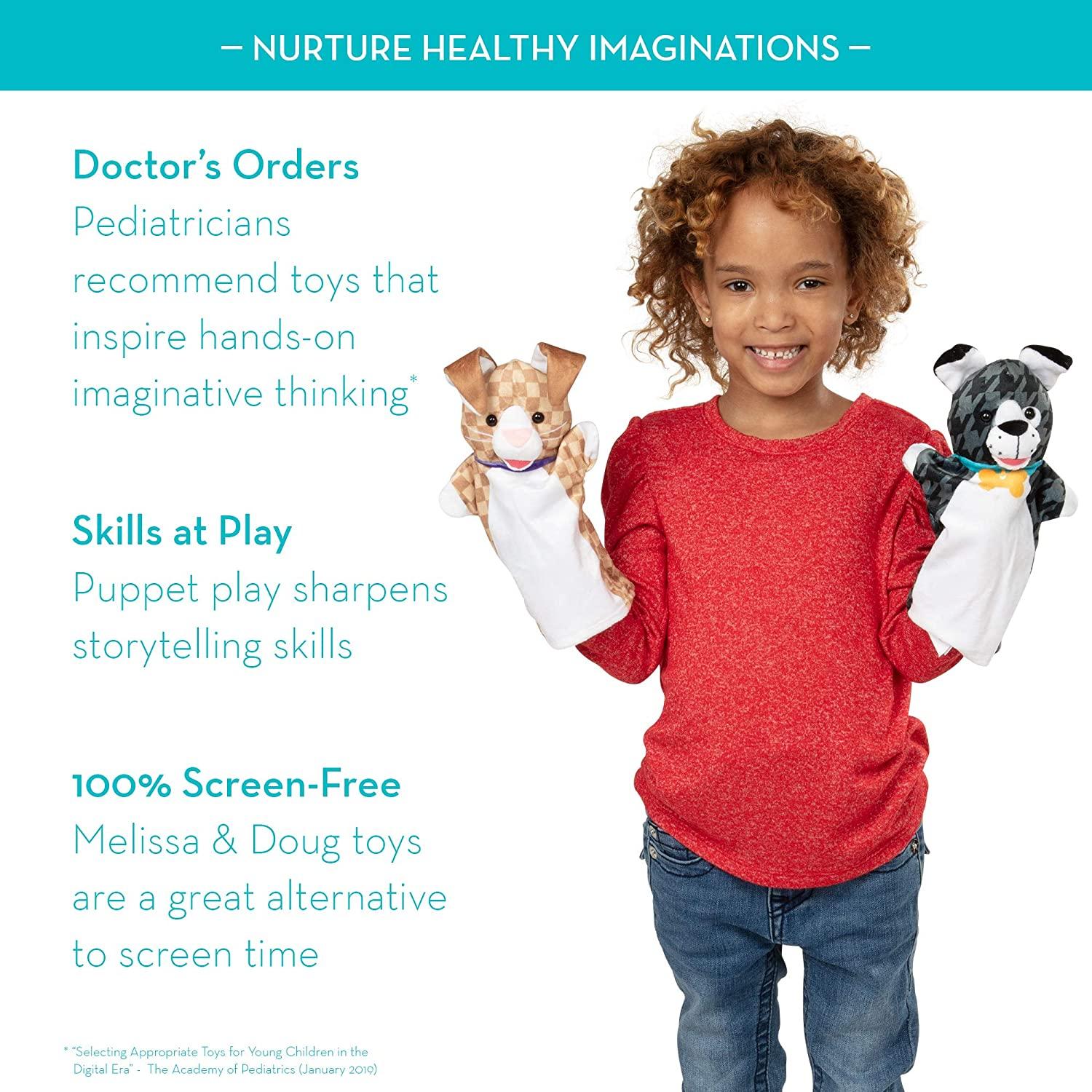 الدمى اليدوية ميليسا آند دوج للحيوانات الأليفة