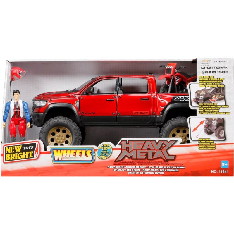 New Bright Metal Playset With Accessories