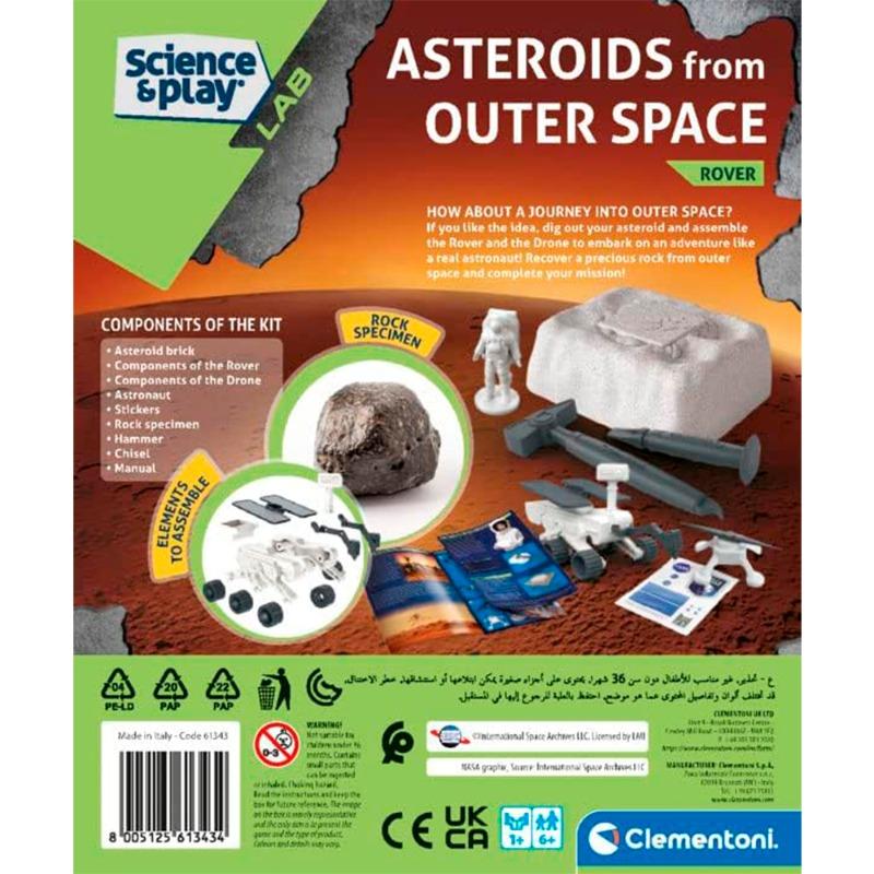 Clementoni Science and Asteroids from Outer Space Playset