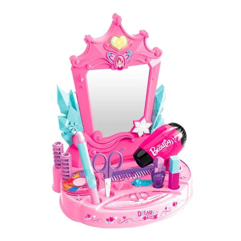 مجموعة أدوات التجميل بأضواء وأصوات