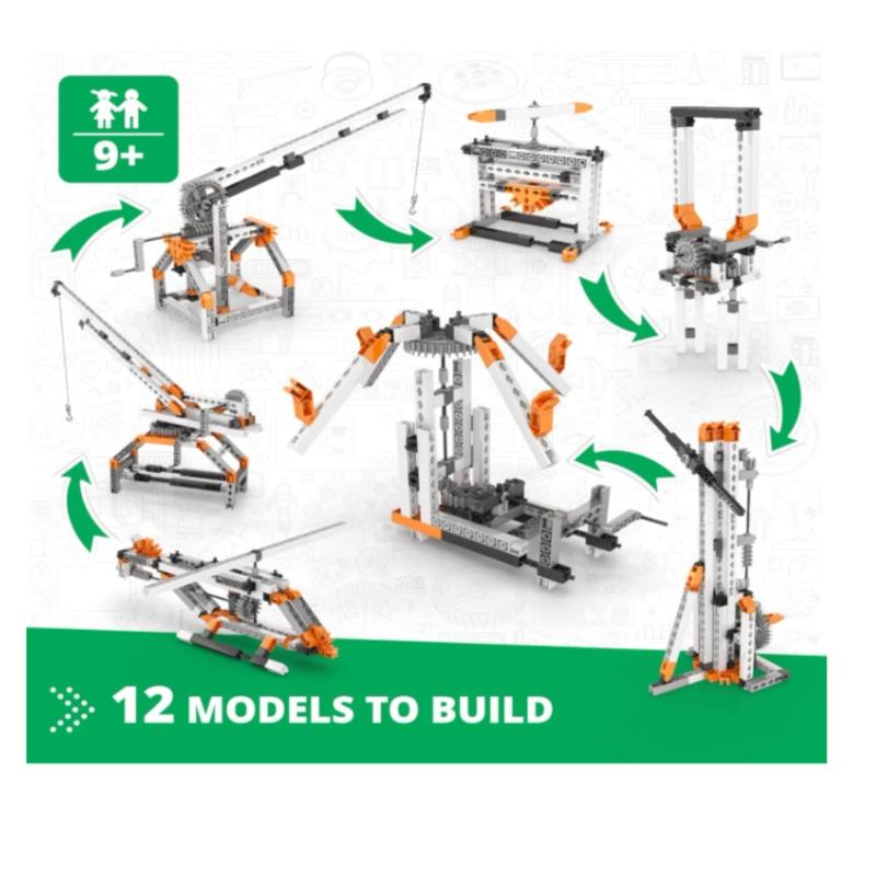 Engino Discovering Stem Mechanics - Gears & Worm Drives