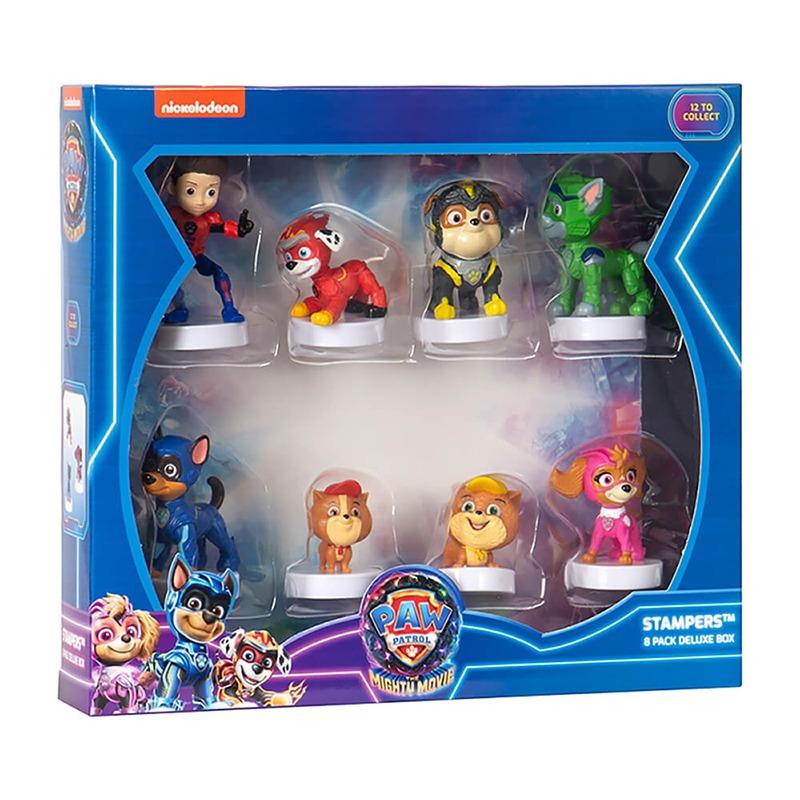 Paw Patrol The Mighty Movie Figure Stampers 8 Pack
