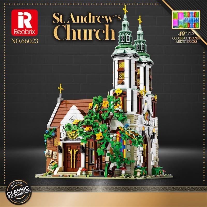Reobrix Andrew Chapel Building Set 3,087pcs