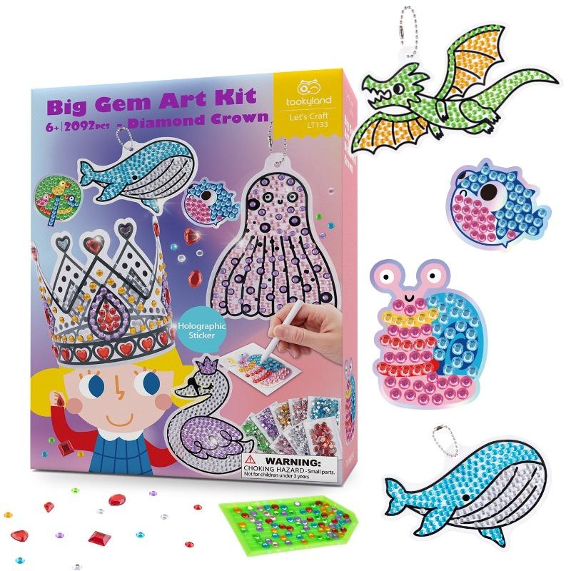 Tooky Toy Big Gem Art Kit - Diamond Crown