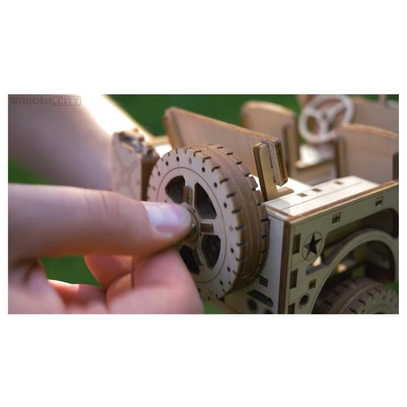 Wooden City Jeep 3D Puzzle