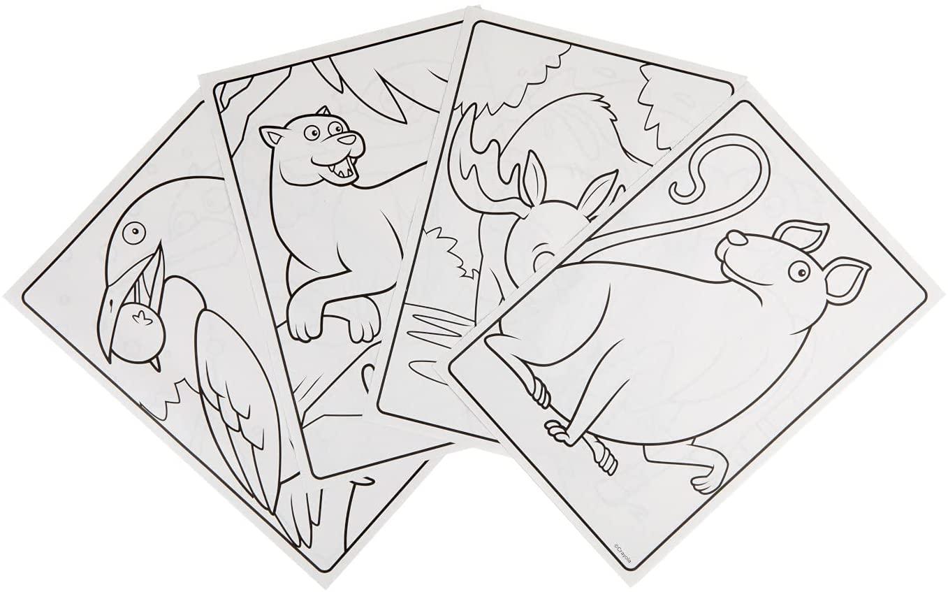 كرايولا - كتاب تلوين الحيوانات الصديقة 96 ورقة