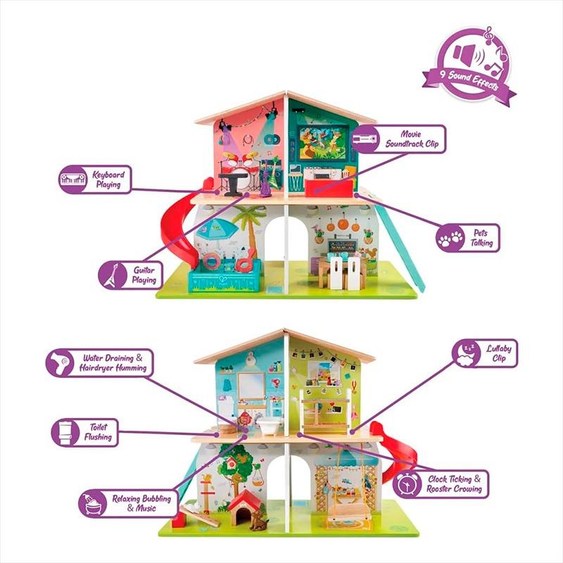 Hape Rock And Slide PlayHouse With Sound Effects