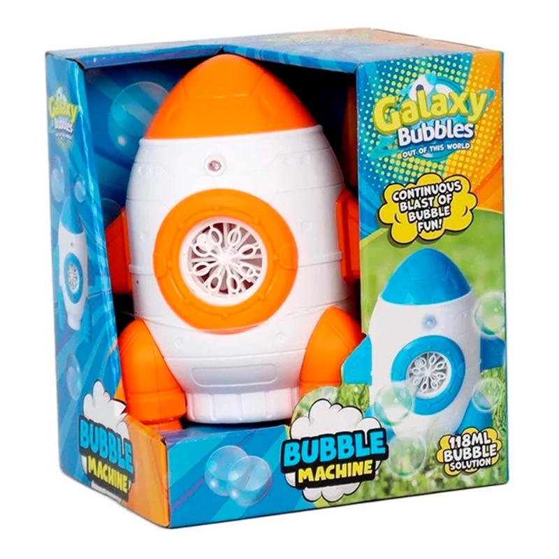 Galaxy Bubbles Rocket Bubble Machine - Multicolor