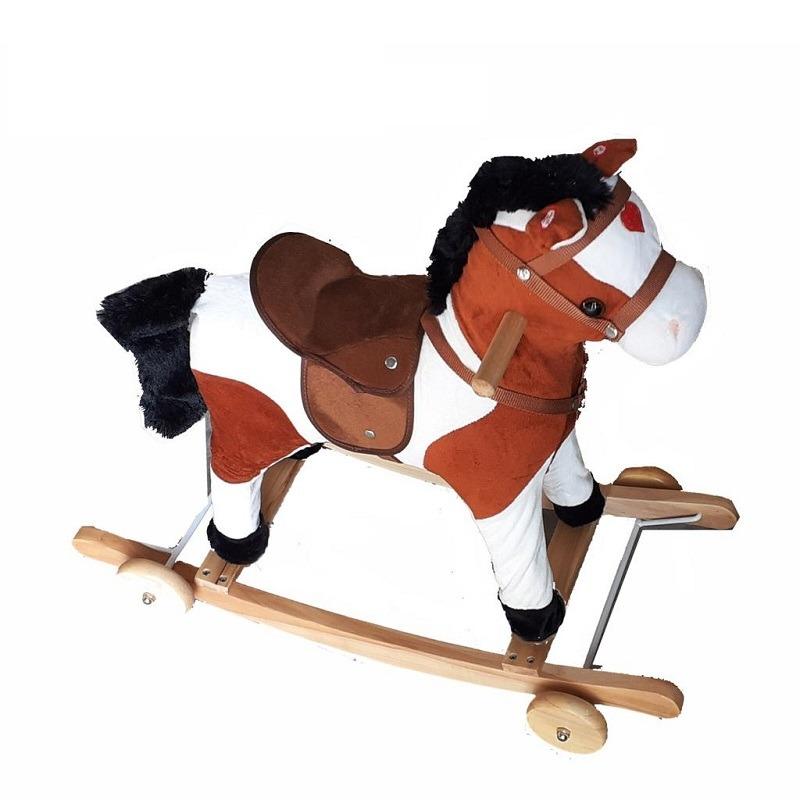 Rocking Horse - Brown And White