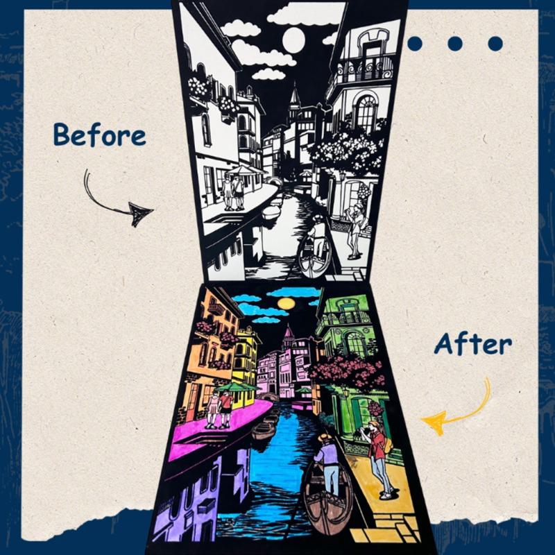 بيب بلاي - كانفاس تلوين بتصميم المدينة المائية