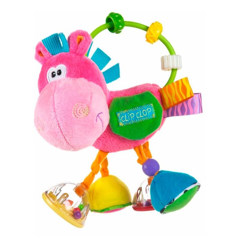 Playgro Clopette Activity Rattle - Pink