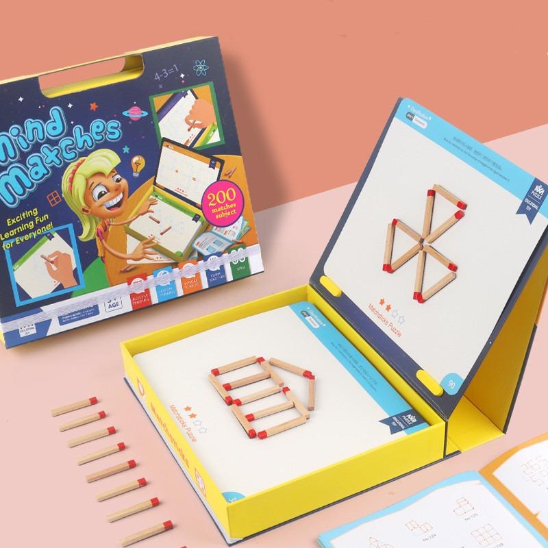 Wooden Magnetic Matchsticks Toy