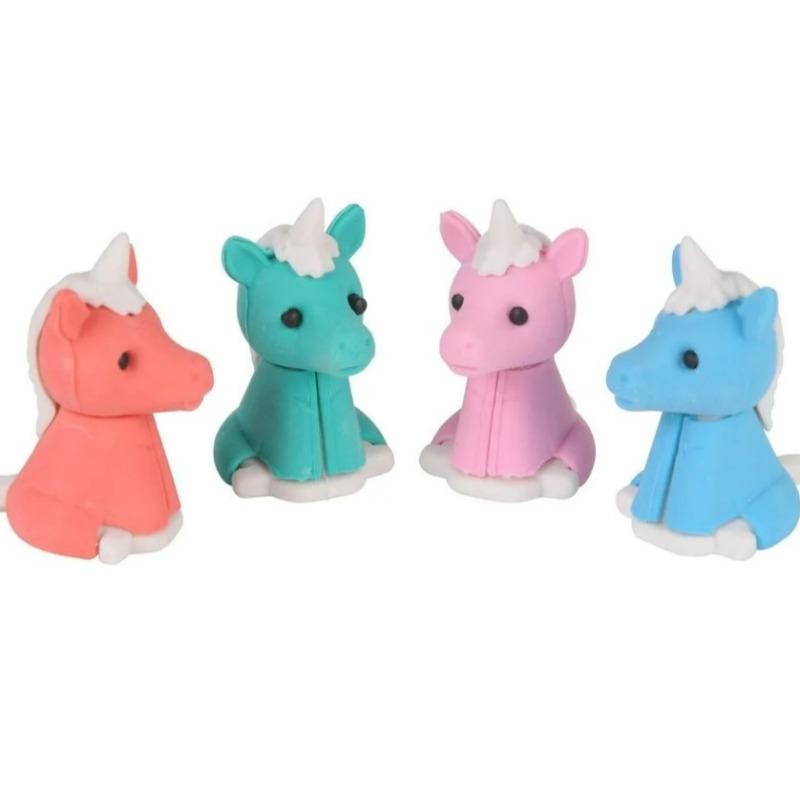 تايجر ترايب - ممحاة اليونيكورن اللطيفة - 4 قطع