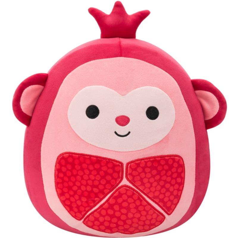 دمية سكويشمالوز قرد بلون الرمان – حجم متوسط 12 بوصة