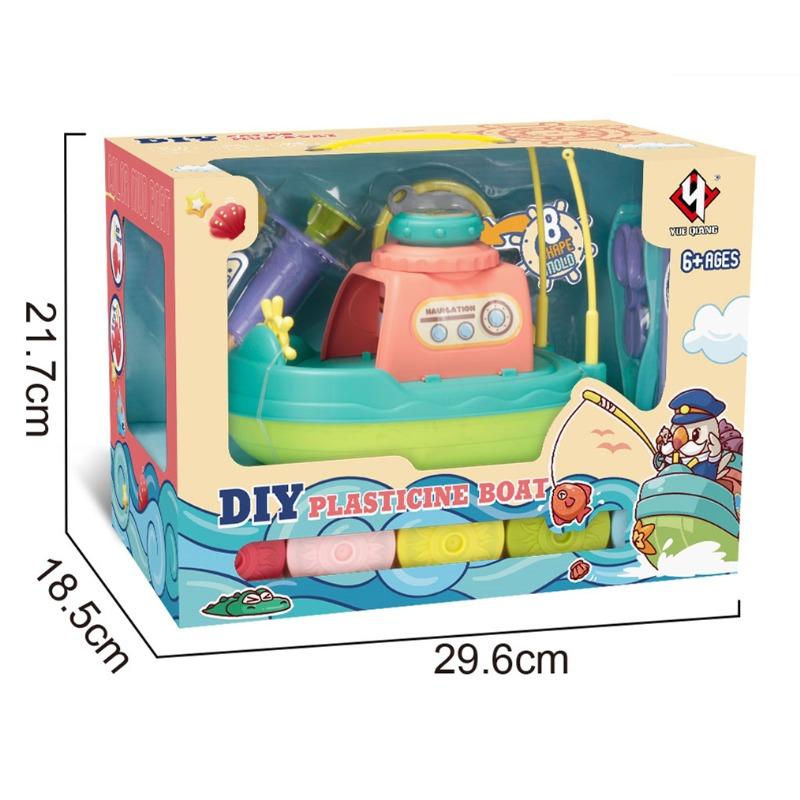 مجموعة صلصال قارب البلاستيسين