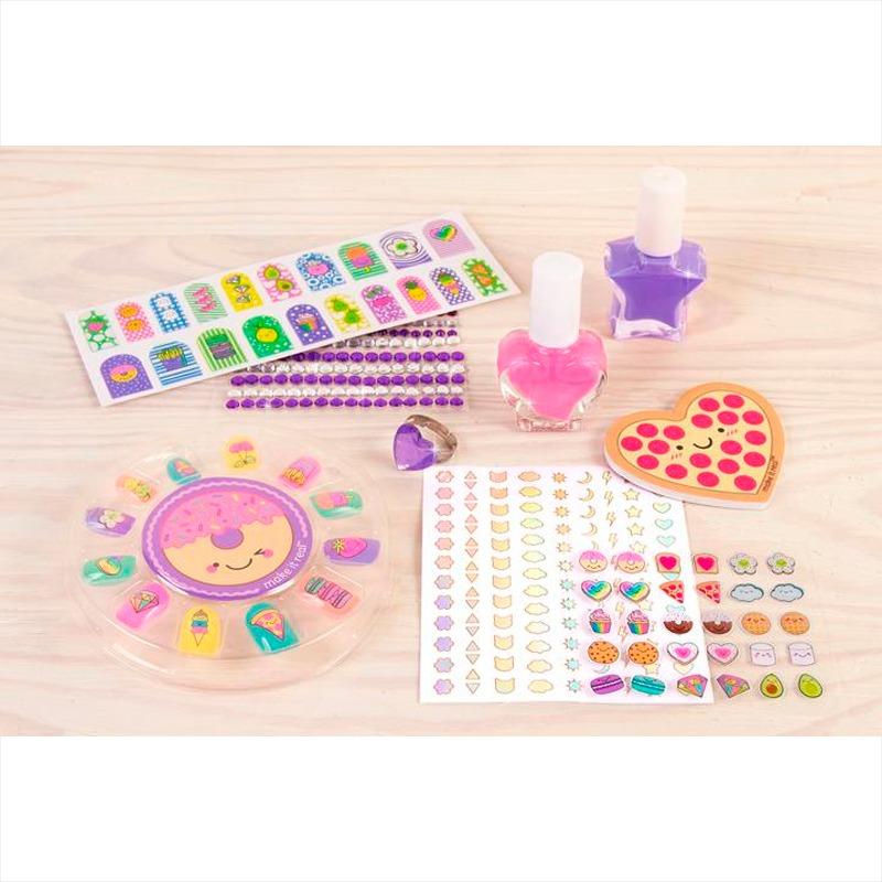 ميك إت ريل - مجموعة مانيكير تلوين الأظافر جليتر جيرلز