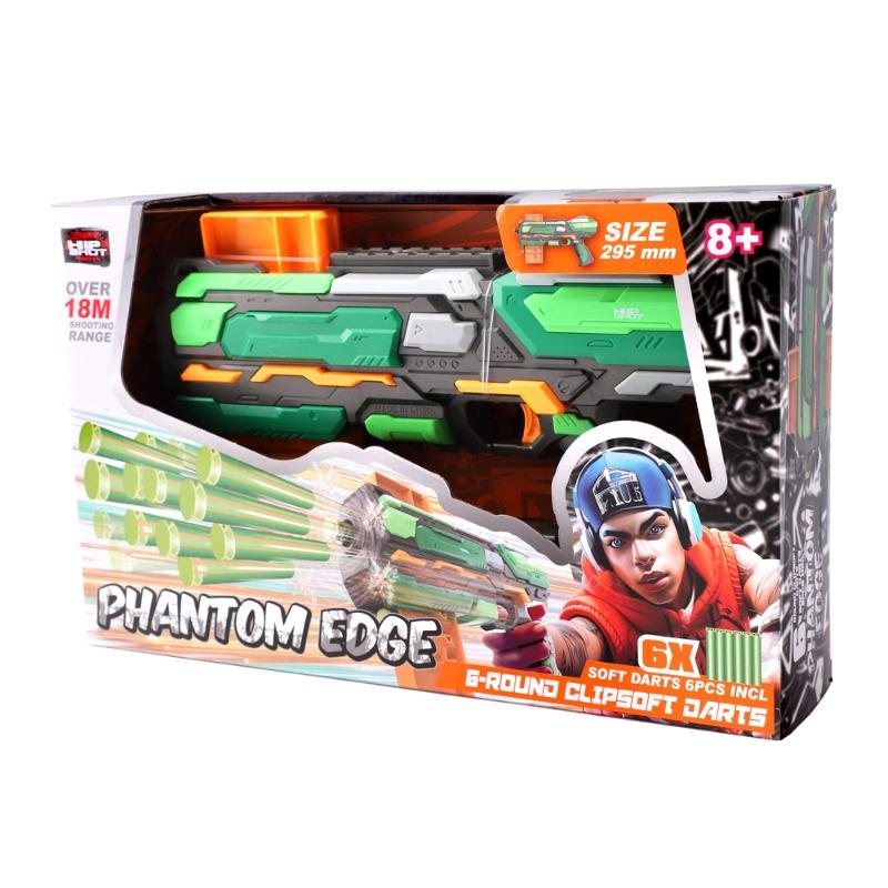Hip Shot Phantom Edge Dart Blaster 6 Darts