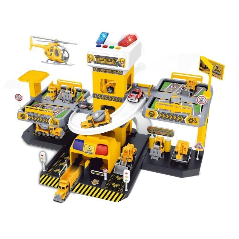 لعبة مبنى موقف سيارات البناء - 47 قطعة