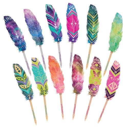 Nebulous Stars Feather Quill Pen Purple Space 2