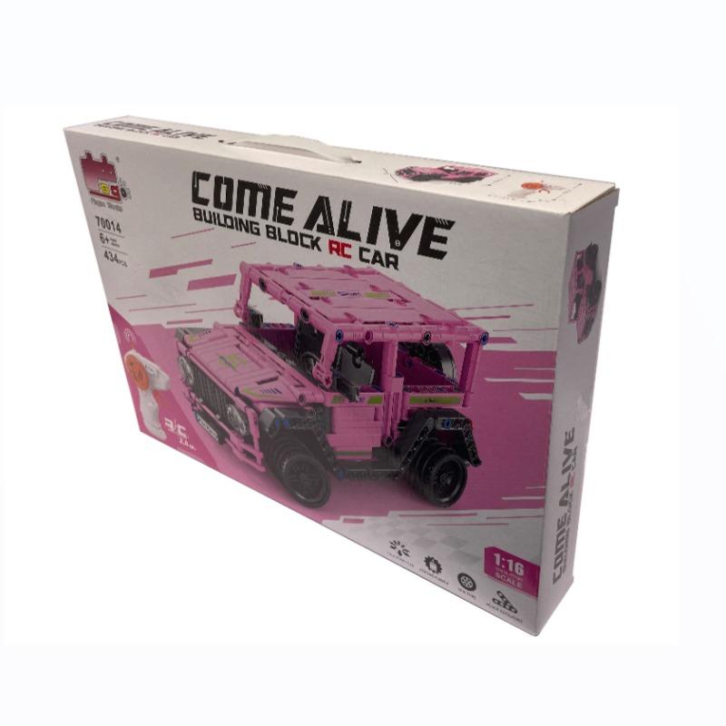 سيارة سباق بتحكم عن بعد - إصدار المستكشف الوردي - 434 قطعة