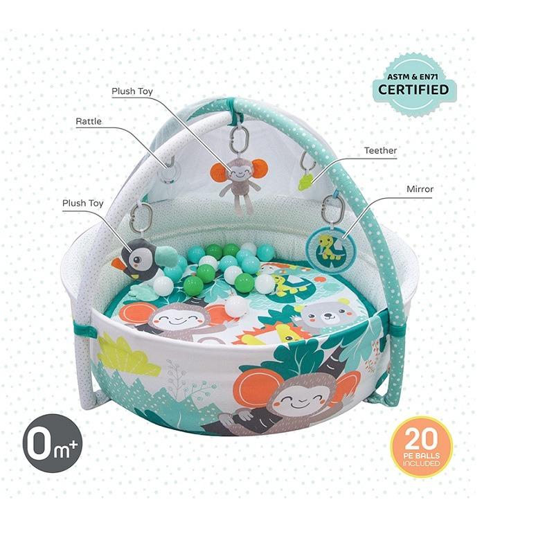 Moon Jungle Friends Baby Pool Mat