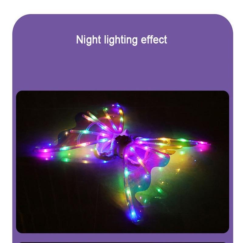 زي أجنحة فيري مع الضوء والصوت