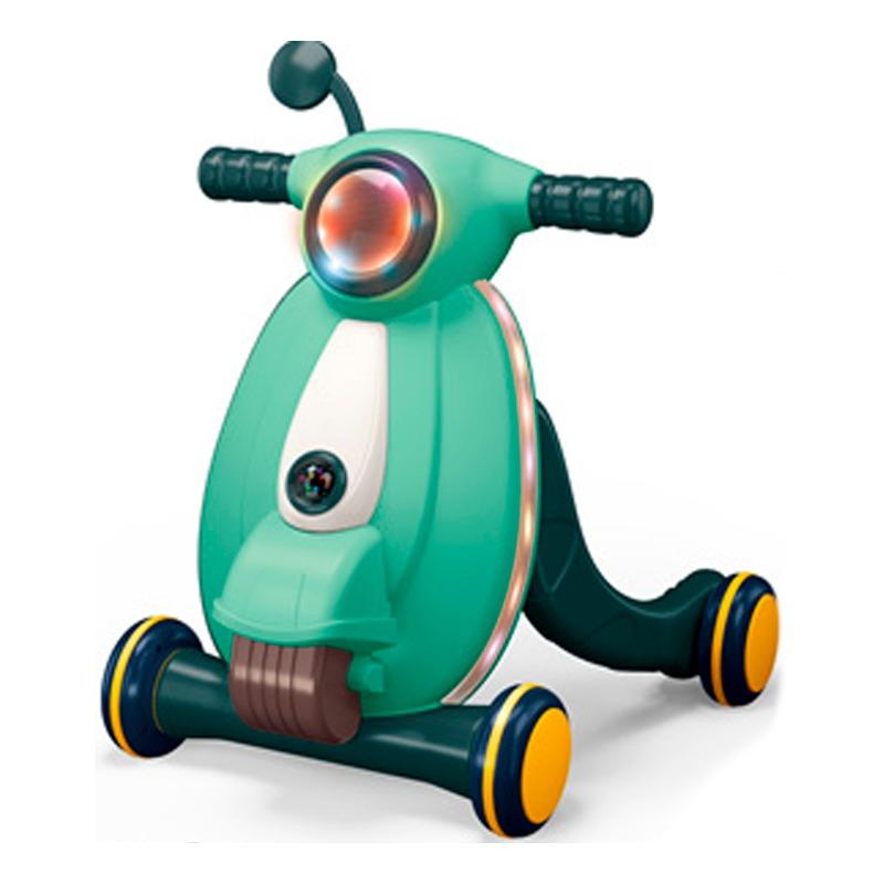 Multifunctional Baby Walker with Light and Music - Green