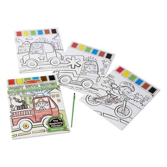 Melissa and Dough Vehicles Paint with Water Kids Art Pad