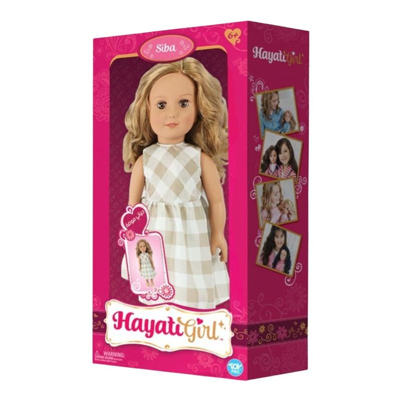 Hayati Girl Doll Siba In Carreau Dress - 18 Inches