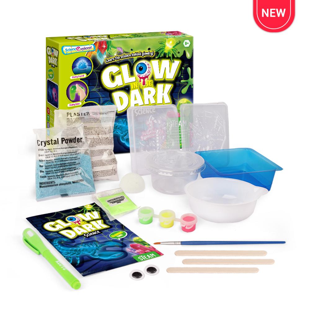 ساينس إكسبلور - مجموعة علوم الكريستال المتوهج في الظلام