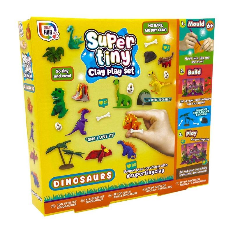 Craft Hub Super Tiny Clay Play Set - Dinosaur