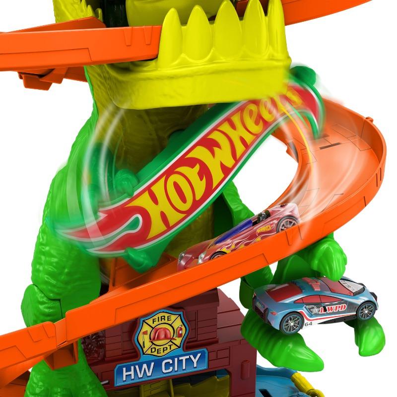 Hot Wheels City Hot Wheels City T-Rex vs Fire Station