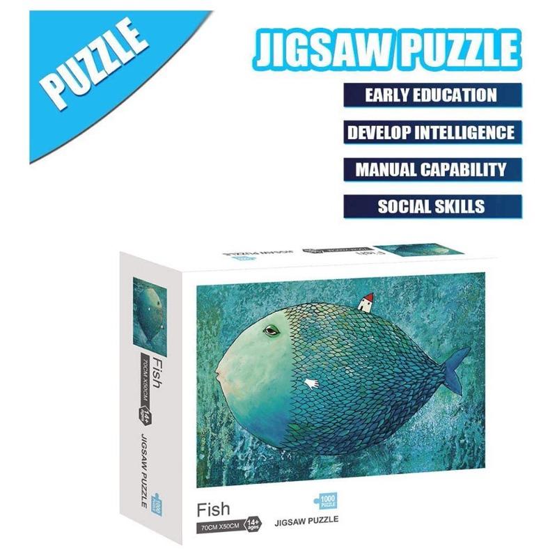 Hao Xiang Ocean Fish Wall Decor Puzzle 1000 Pieces