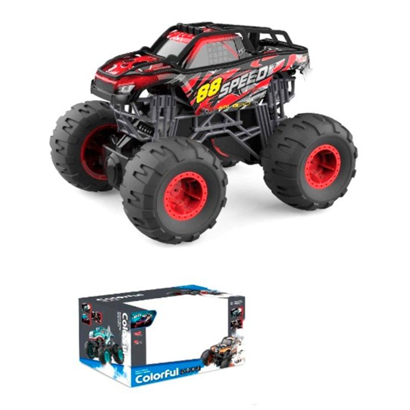 سيارة بيج فوت مع الاضاءة والموسيقى - لون اخضر