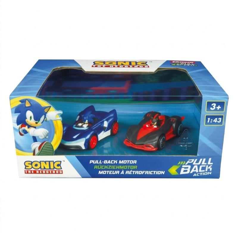 Pull N Speed Twinpack Sonic vs Shadow 1:43