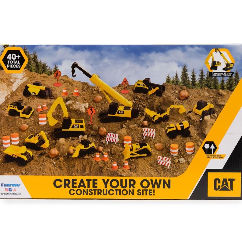 كاتربيلر - مجموعة آلات البناء الضخمة 40 قطعة