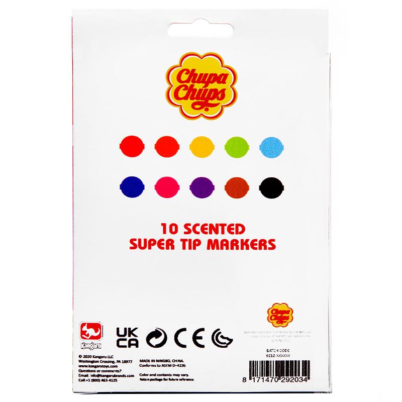 تشوبا تشوبس - أقلام التلوين المعطرة 10 ألوان