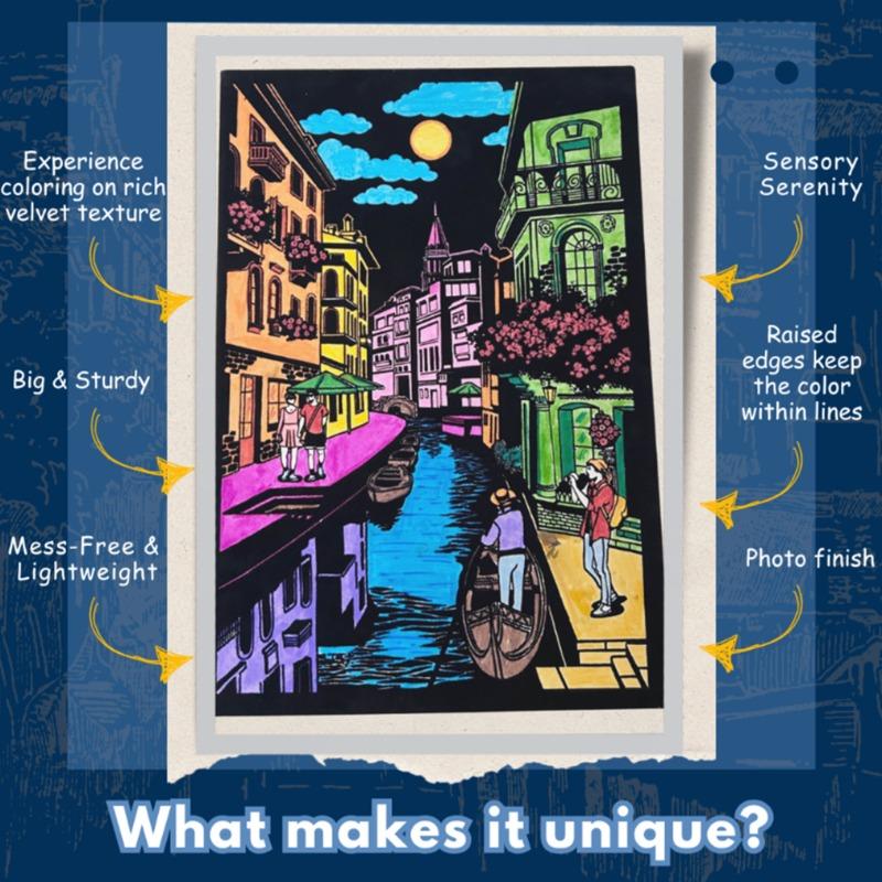 بيب بلاي - كانفاس تلوين بتصميم المدينة المائية