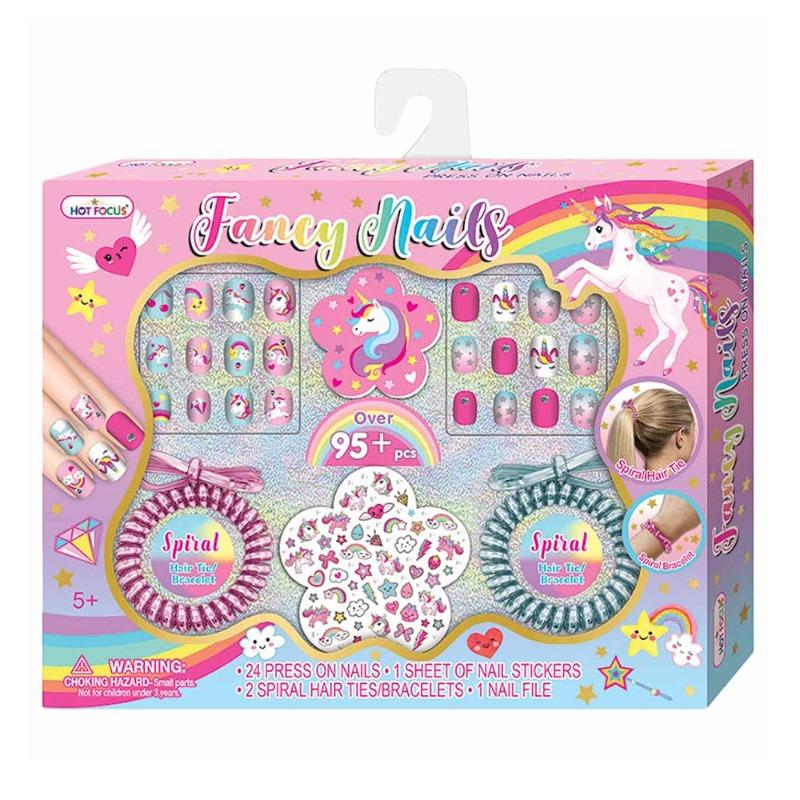 هوت فوكس - مجموعة فانسى لتزيين الأظافر يونيكورن 95قطعة