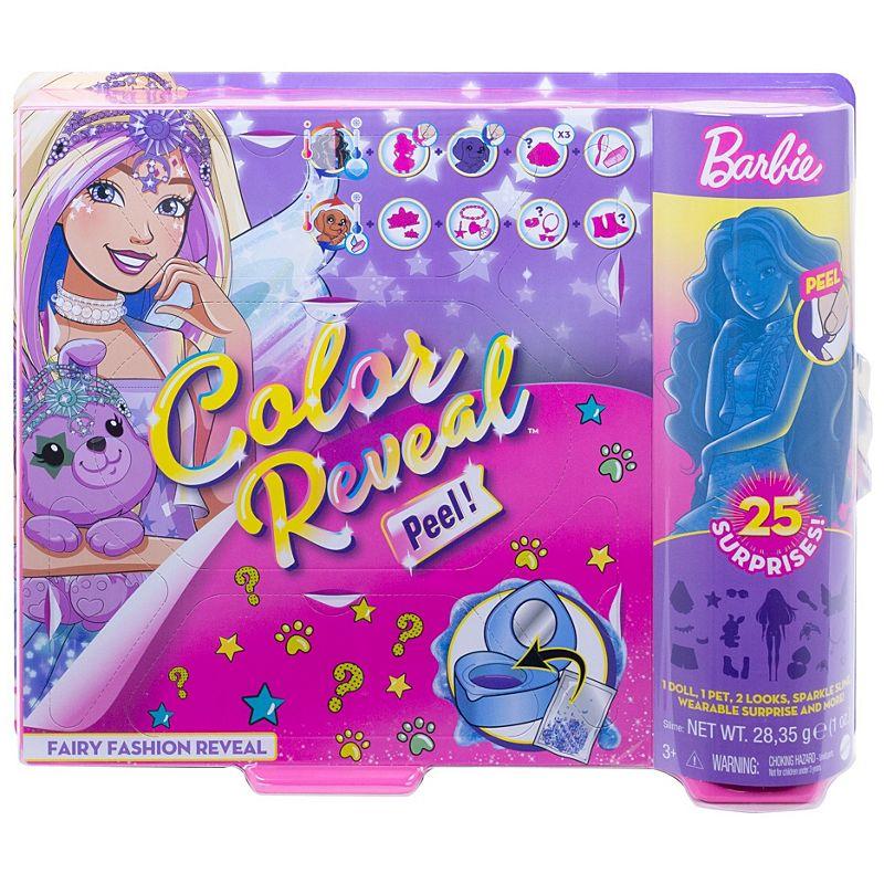 Barbie Color Reveal Fairy Fantasy Fashion Doll Set with 25 Surprises