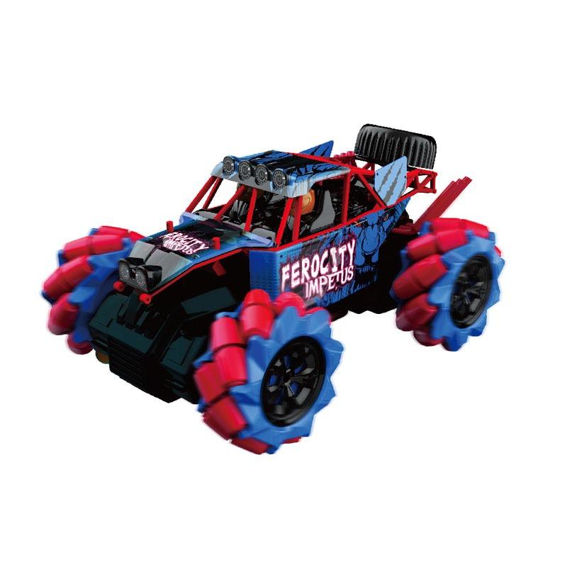 Crazon 2.4G 4WD High Speed Drift Off-Rode - Blue And Red