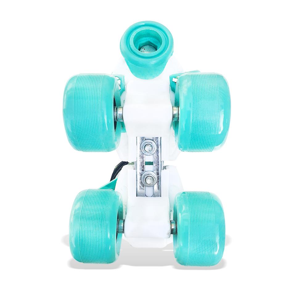 جاسبو - حذاء تزلج قابل للتعديل لون أزرق سماوي