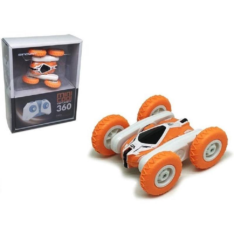 D Power Mini RC Stunt Car Cyan Spin 630 - Orange