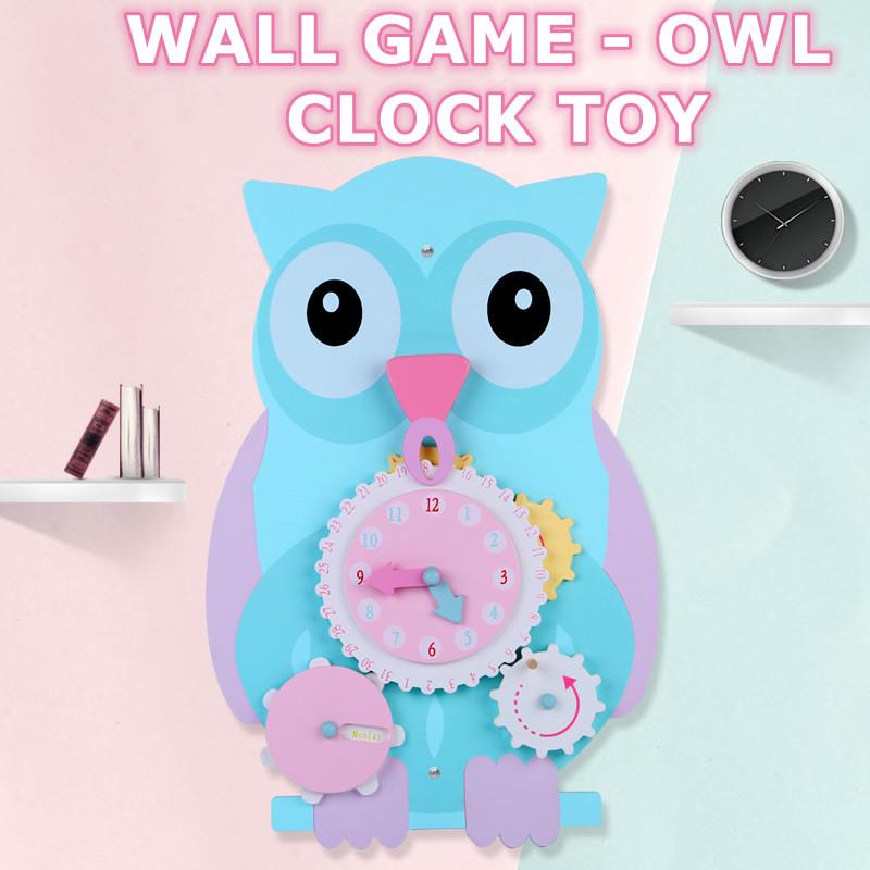 لعبة حائط تعليمية للأطفال تصميم بومة