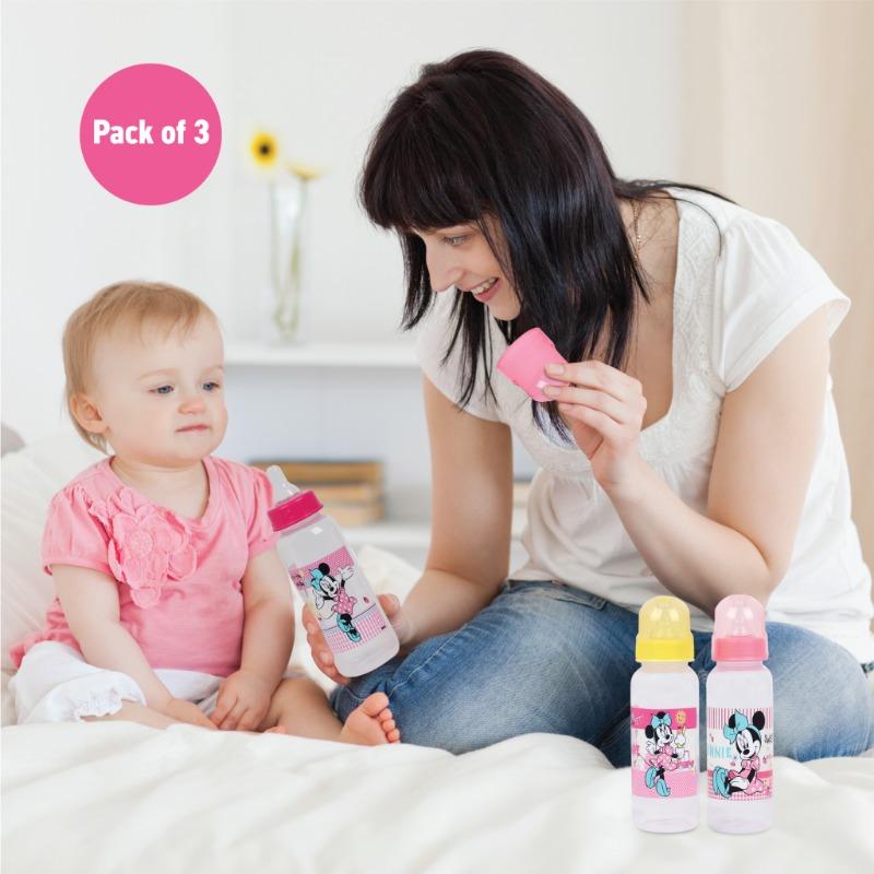 Disney Baby Minnie Mouse Feeding Bottle 3 Pieces - 260 ML