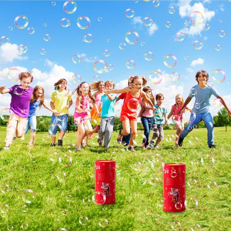 Bubble Machine Atmosphere With Light And Music