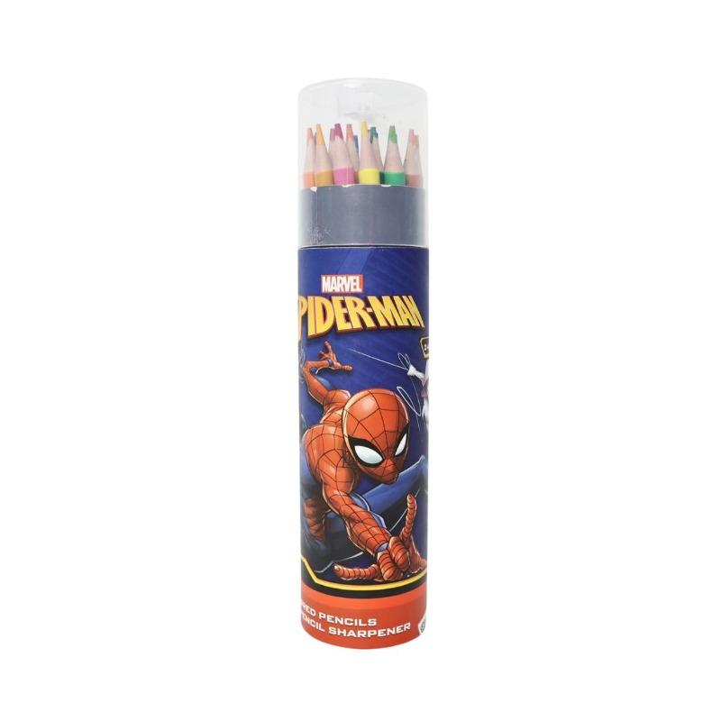 Marvel - Skoodles Marvel Spider-man 24 Colored Pencils With Sharpener